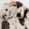 Fashion Temperament Women's Faux Fur Effect Animal Print Coat - Image 4