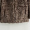 European And American Style Women's Clothing 25 Winter New Fashion Fur Warm Coat - Image 4