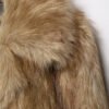 Women's Casual Artificial Fur Effect Short Coat - Image 3