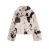 Fashion Temperament Women's Faux Fur Effect Animal Print Coat - Image 3