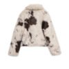 Fashion Temperament Women's Faux Fur Effect Animal Print Coat - Image 5
