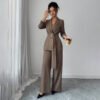 New-style Suit Lace-up, Waist-cinching, Tailored Jacket And Pants Set - Image 6