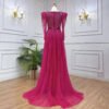 Rose Red Host Performance Evening Dress - Image 2