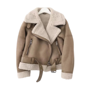 Fleece Autumn And Winter Suede Fur Jacket Motorcycle