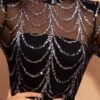 Sequins Women Maxi Dresses Long Sleeve - Image 2