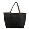 Oil Wax Canvas Bag Women's Bag Large Capacity Tote Shoulder - Image 5