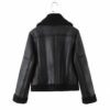 Fashionable Warm Cotton Jacket Motorcycle Fur Coat - Image 3