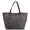 Oil Wax Canvas Bag Women's Bag Large Capacity Tote Shoulder - Image 4