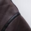 Suede Fur Integrated Motorcycle Jacket - Image 6
