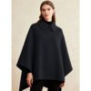 Long Woolen Cape Coat - Image 6