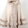 Loose Fur Collar Shawl, Cold-proof Fleece-lined Thick Coat - Image 8