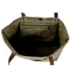Oil Wax Canvas Bag Women's Bag Large Capacity Tote Shoulder - Image 3