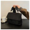 Fabric Bag Stylish And Simple New Retro Solid Color - Image 6
