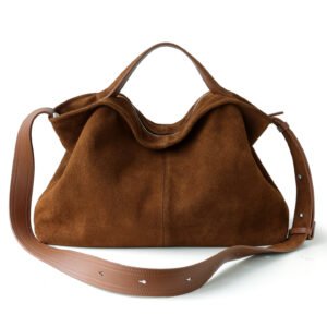 Matte Commuter Tote Crossbody Bag