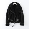 Fleece Autumn And Winter Suede Fur Jacket Motorcycle - Image 6