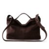 Matte Commuter Tote Crossbody Bag - Image 5