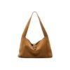 Suede-textured Lightweight And Stylish Womens Premium Single-shoulder Bag