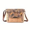 New Cork Vintage Printed Flip Saddle Bag Fashion All-match - Image 3