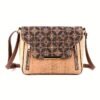 New Cork Vintage Printed Flip Saddle Bag Fashion All-match - Image 5