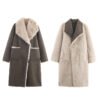 Winter European And American Double-sided Reversible Faux Fur Coat