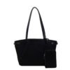Suede Casual Commute Handbag Shoulder Bag - Image 2