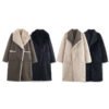 Winter European And American Double-sided Reversible Faux Fur Coat - Image 6