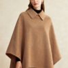 Long Woolen Cape Coat - Image 7