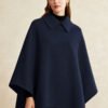 Long Woolen Cape Coat - Image 4