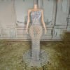 No Back Traceless Sexy Elegant Fishtail Gown - Image 7